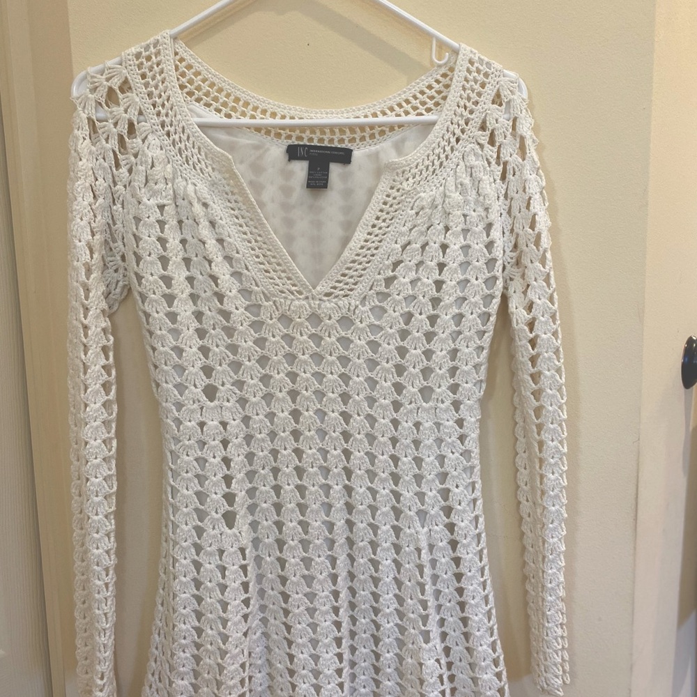 Long sleeve, crochet sweater